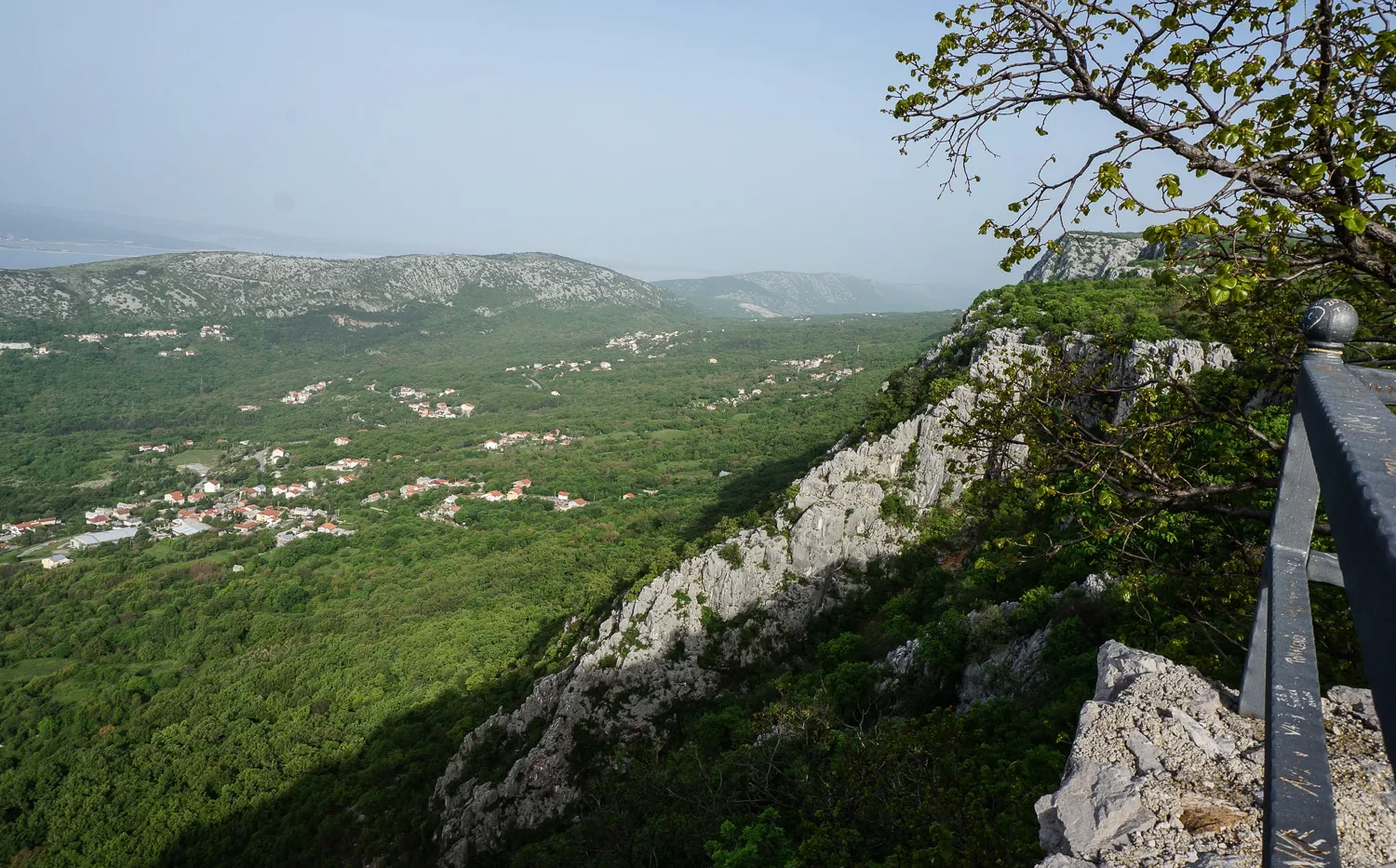 Viewpoint above the Vinodol valley